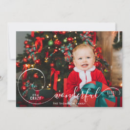 Cartão De Festividades Foto maravilhosa e divertida elegante