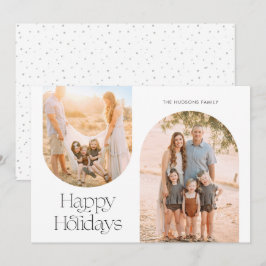 Cartão De Festividades Foto minimalista de colagem de quadros de arco mod