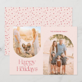 Cartão De Festividades Foto minimalista de colagem de quadros de arco mod