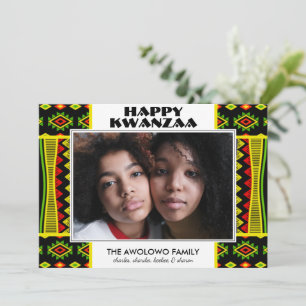 Cartão De Festividades Foto Moderna de Kwanzaa
