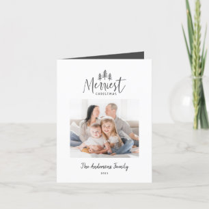 Cartão De Festividades Foto múltipla rústica de Natal moderna