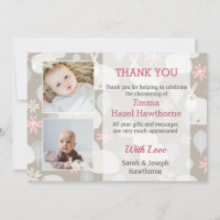 Foto personalizada da Celebração de Bebês "Obrigad