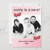 Foto Personalizada da Família Feliz Tu B'Shevat