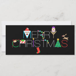 Cartão De Festividades Foto Personalizada de Natal Feliz