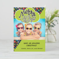 Foto personalizada divertida Whimsical, Natal infa