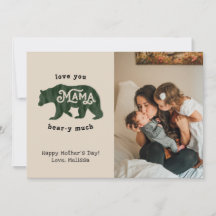 Foto personalizada do Dia de as mães de Urso da Ma