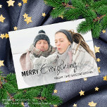 Cartão De Festividades Foto personalizada Engraçada Feliz Tudo Texto Humo<br><div class="desc">Cartão de Férias Único, clássico, de moda, bonito e decorativo. Feliz Bestial Tudo saudando texto e espaço para personalizar ou personalizar com uma foto, um nome de família (ou nomes individuais) e uma mensagem (limitada) de sua escolha. Com uma típica casa russa de campo, estilo de fazenda de madeira de...</div>