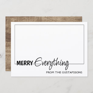 Cartão De Festividades Foto personalizada Engraçada Feliz Tudo Texto Humo