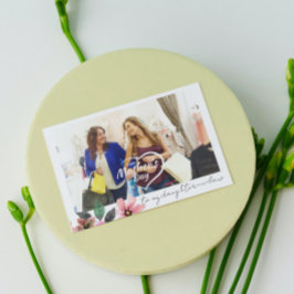 Cartão De Festividades Foto Personalizada Floral Dia das Mães nora
