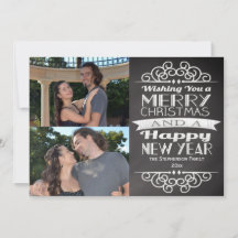 Foto Quadro de Giz Vintage Natal Personalizado