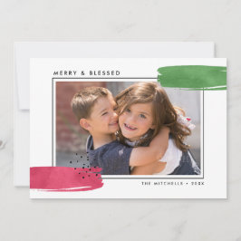 Cartão De Festividades Foto religiosa Abstrato Colorida