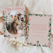 Foto Rosa Bege Boho Chic Caligrafia 