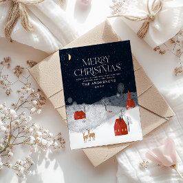 Cartão De Festividades Foto russa tradicional inverno feliz Natal