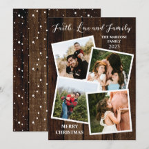 Foto Rustic Woodsy Wood Faith Love e Family 4
