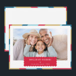 Cartão De Festividades FOTO SIMPLES, ouro vermelho geométrico mínimo mode<br><div class="desc">por kat massard >> WWW.SIMPLYSWEETPAPERIE.COM<<< An elegant card design featuring quote that you can change yourself! White geometric border on the backside, giving you the opportunity to handwrite a personal message or place a full portrait photo. NOTE >> Entre em contato comigo kat@simplysweetpaperie.com se precisar de ajuda para redimensionar perfeitamente...</div>