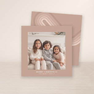 Cartão De Festividades Foto Simples Quadrada - Trilha Retroativa Neutra M