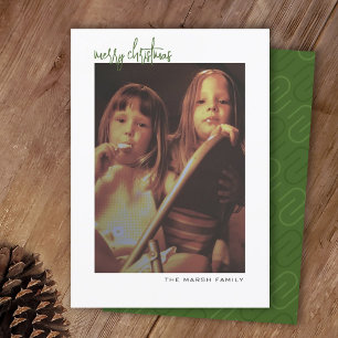 Cartão De Festividades Foto Vertical - limite branco mínimo - retrocesso