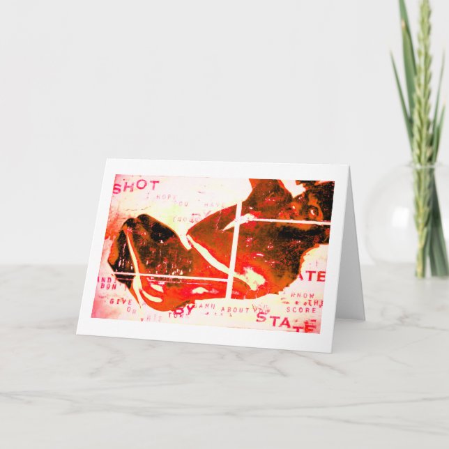 Cartão De Festividades fotografado por pintura estadual (Frente)