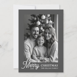 Cartão De Festividades fotografia a preto e branco