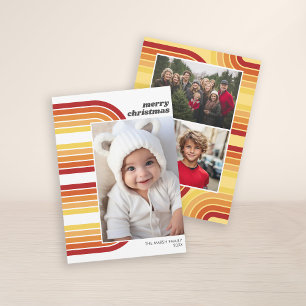 Cartão De Festividades Fotografia com Arch Line Art e off Center Pic