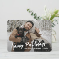 Fotografia da família Trendy com impressão Pet Paw