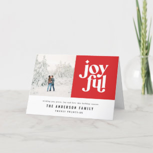 Cartão De Festividades Fotografia de tipografia de Natal gráfica minimali