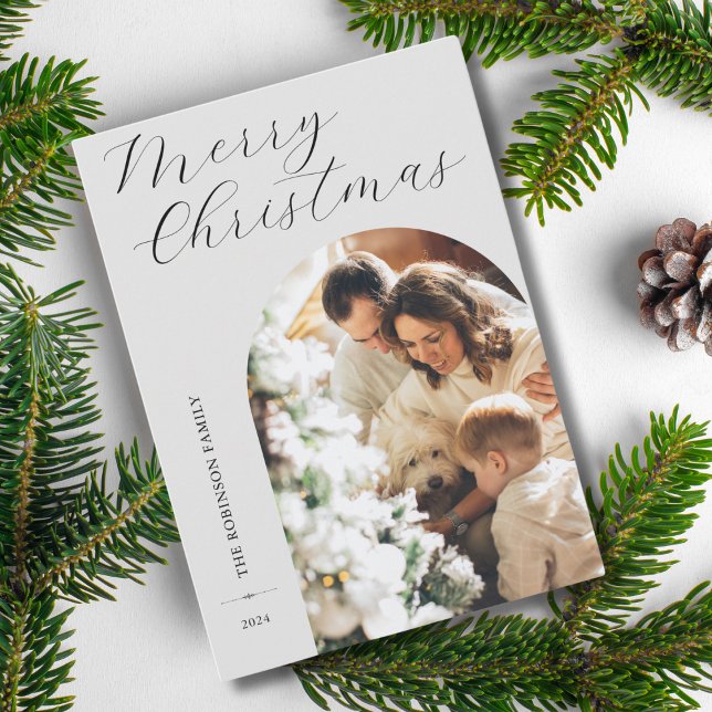 Cartão De Festividades Fotografia do Natal 1 (Criador carregado)