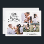 Cartão De Festividades fotografia moderna de natal do melhor natal<br><div class="desc">espalhe a alegria festiva com esta design divertida. apresentando texto ousado de roteiro moderno e colagem de fotos editável para torná-la mais especial. disponível com uma variedade de backers coloridos incluindo preto,  vermelho,  verde,  azul e muito mais para se adequar ao seu tema.</div>