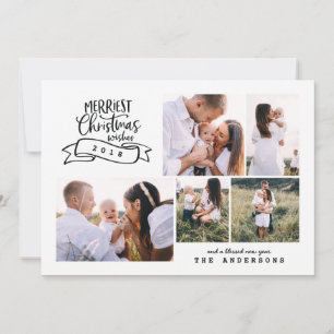 Cartão De Festividades fotografia moderna de natal do melhor natal
