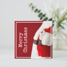 Fotografia Vintage do Papai Noel Texto de Máquina 