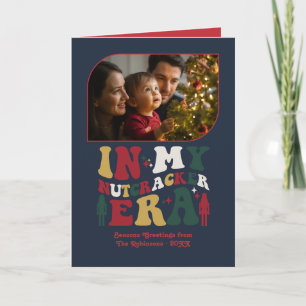 Cartão De Festividades Fotos Clássicas de Natal com Sabor Retrô