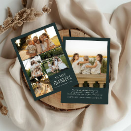 Cartão De Festividades Fotos Mínimas Muito Agradecidas Feliz Ação de Graç