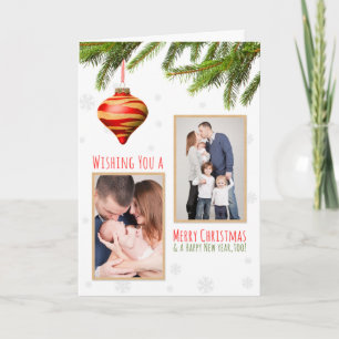 Cartão De Festividades Fotos Personalizadas de Natal
