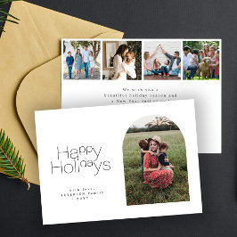 Cartão De Festividades Fotos simples e minimalistas sobre feriados felize