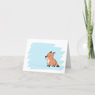 Cartão De Festividades Fox personalizável de ti Fookin Wimdy