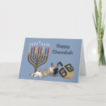 Cartão De Festividades Francês Bulldog Chanukah Card Menorah Dreidel<br><div class="desc">Lembrar a família e os amigos durante a temporada de Chanukah é uma maneira maravilhosa de manter contato com as pessoas que você ama e se importa. Criei com amor e cuidado estes cartões Chanukah para cães e tenho a certeza de que qualquer pessoa que ame cães ficará encantada em...</div>