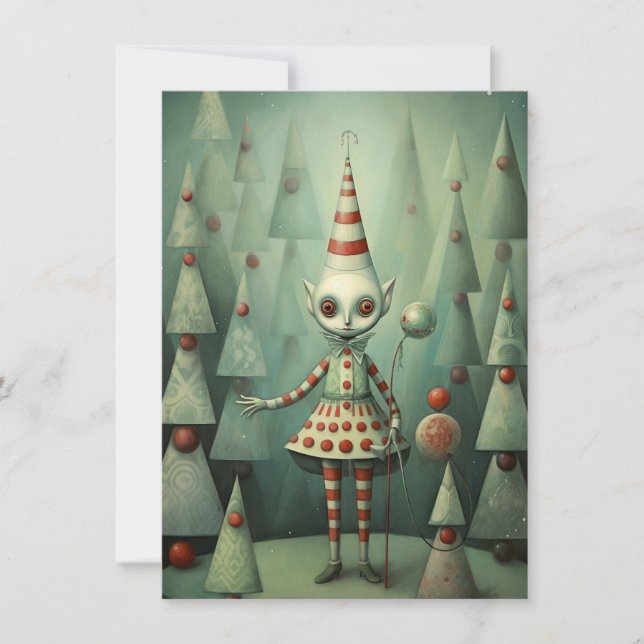 Cartão De Festividades Freak Show Christmas Cards (Frente)