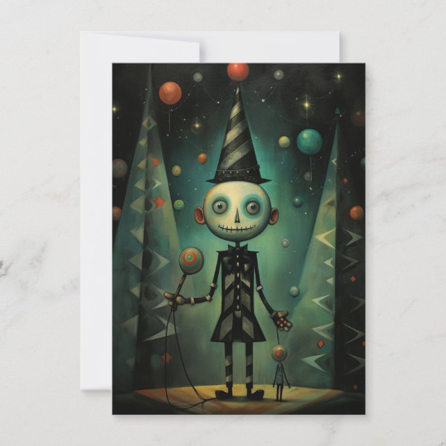 Cartão De Festividades Freak Show Christmas Cards (Frente)