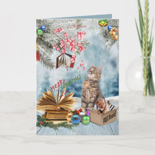 Cartão De Festividades Free Books for Christmas