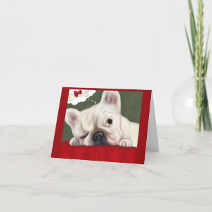 Cartão De Festividades French Bulldog Sonhos Doces