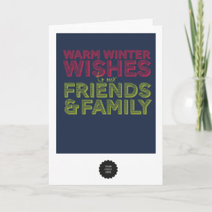 Cartão De Festividades Friends & Family Folded