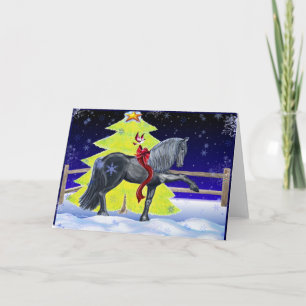 Cartão De Festividades Friesian Holiday