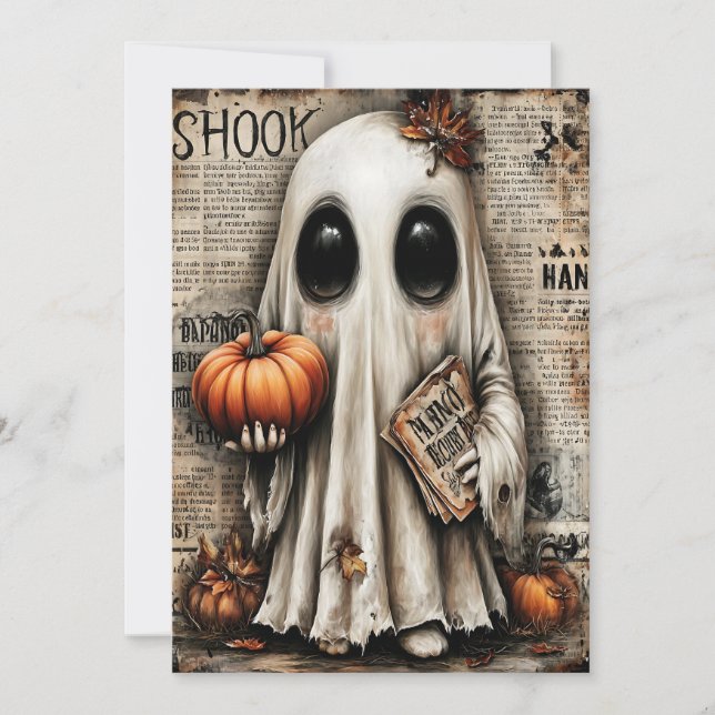 Cartão De Festividades Fright & Delight Halloween (Frente)