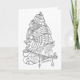 Cartão De Festividades Friso - Abstrato Natal