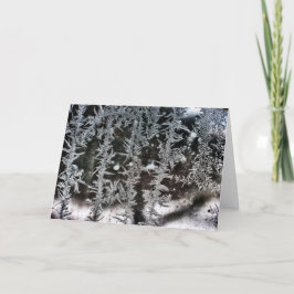 Cartão De Festividades Frost na janela