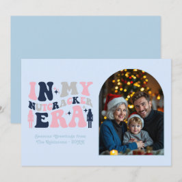 Cartão De Festividades Frosted Elegance My Nutcracker Era Christmas Photo