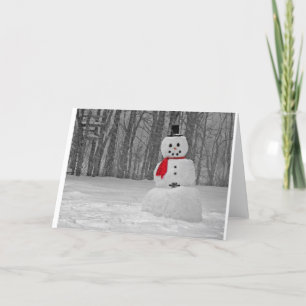 Cartão De Festividades Frosty, o boneco de neve