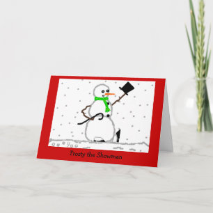 Cartão De Festividades Frosty the Showman