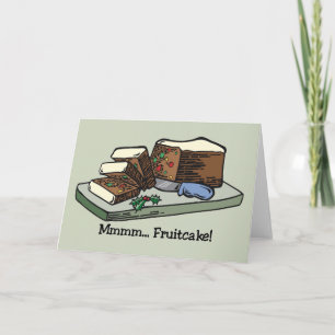Cartão De Festividades Fruitcake card