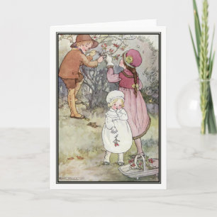 Cartão De Festividades Frutas de Inverno por Anne Anderson